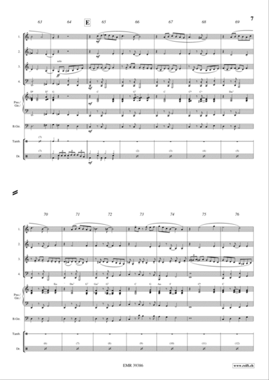 Let's Be Merry Let's Be Merry Woodwind Quartet scores gallery preview page 6