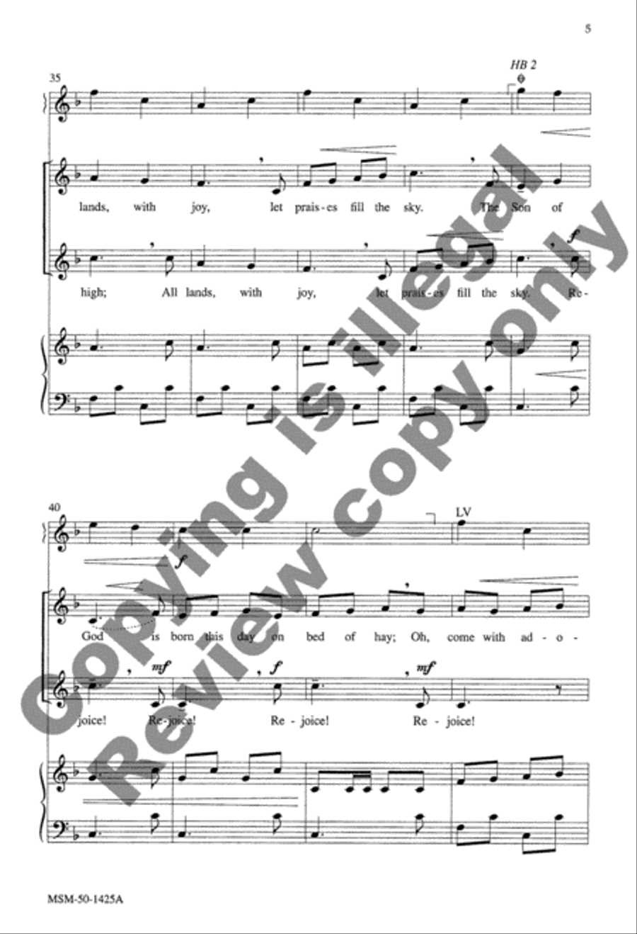Awake! Arise! Awake! Arise! 3-Part scores gallery preview page 10
