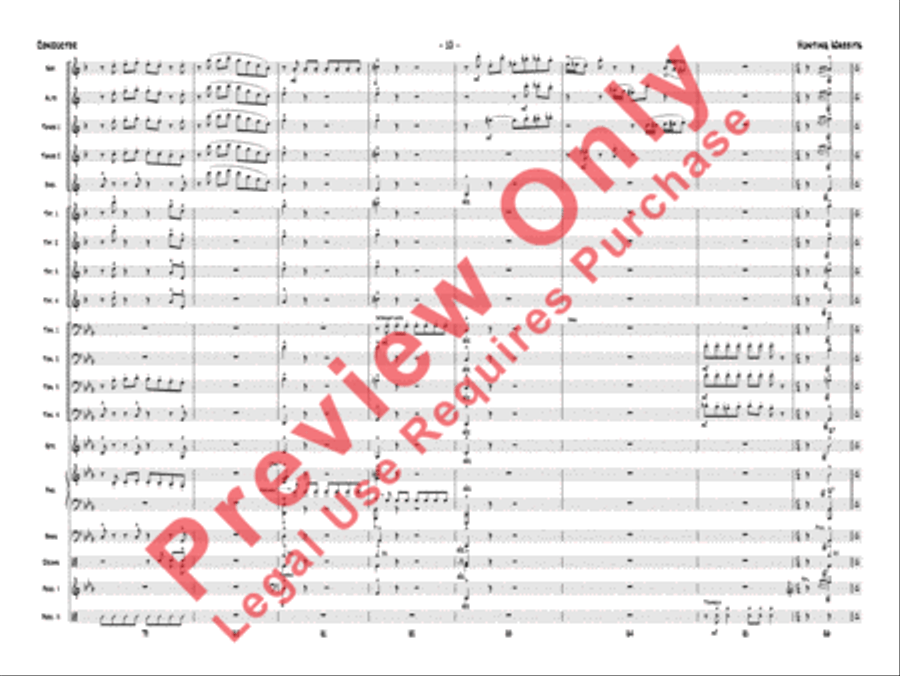 Hunting Wabbits Jazz Ensemble scores gallery preview page 37