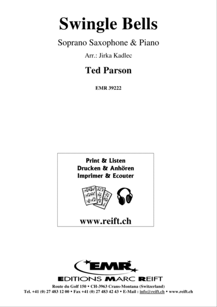 Swingle Bells Soprano Saxophone scores gallery preview page 1