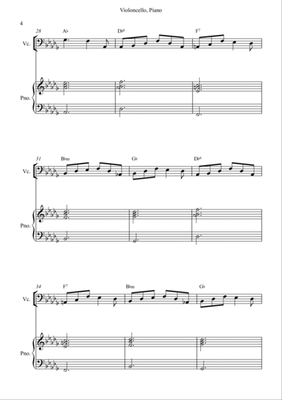 Snowman Snowman Piano scores gallery preview page 4