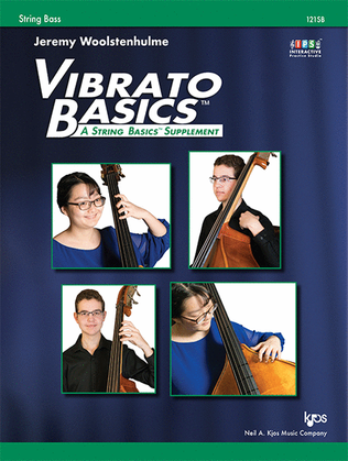 Book cover for Vibrato Basics, Steps To Success For String Orch-String Bass