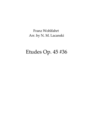 Book cover for Etudes Op. 45 #36-40