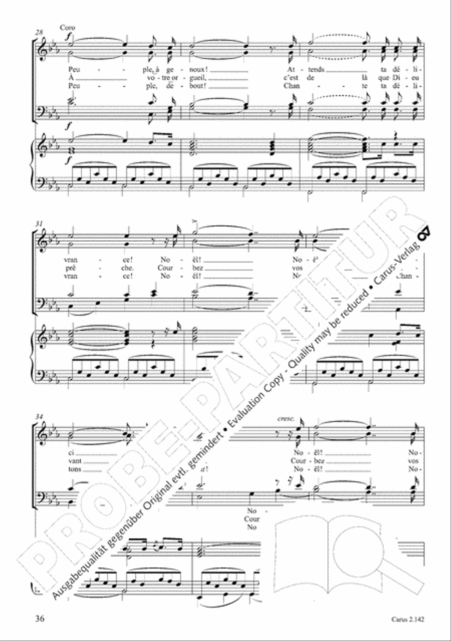 Christmas Carols of the World. Choral collection 4-Part scores gallery preview page 35