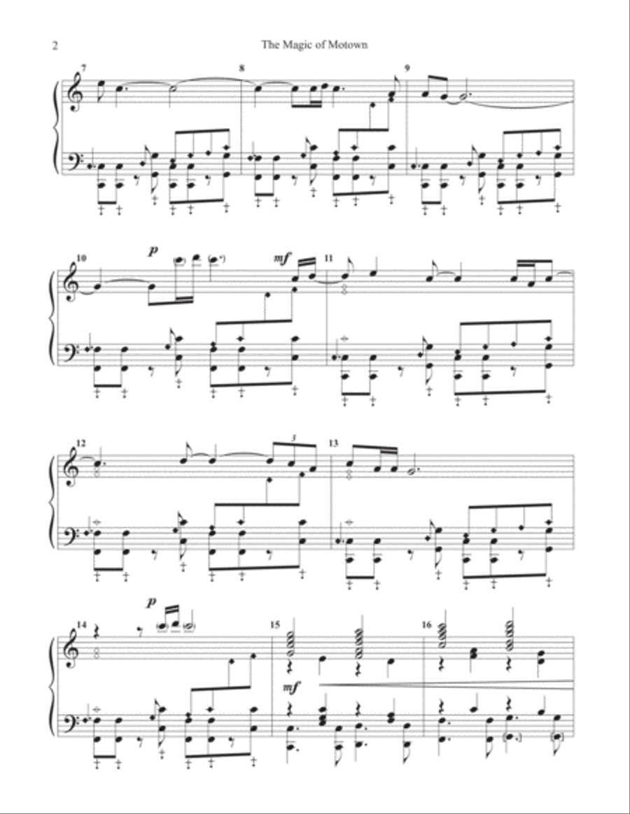 My Girl Small Ensemble scores gallery preview page 2