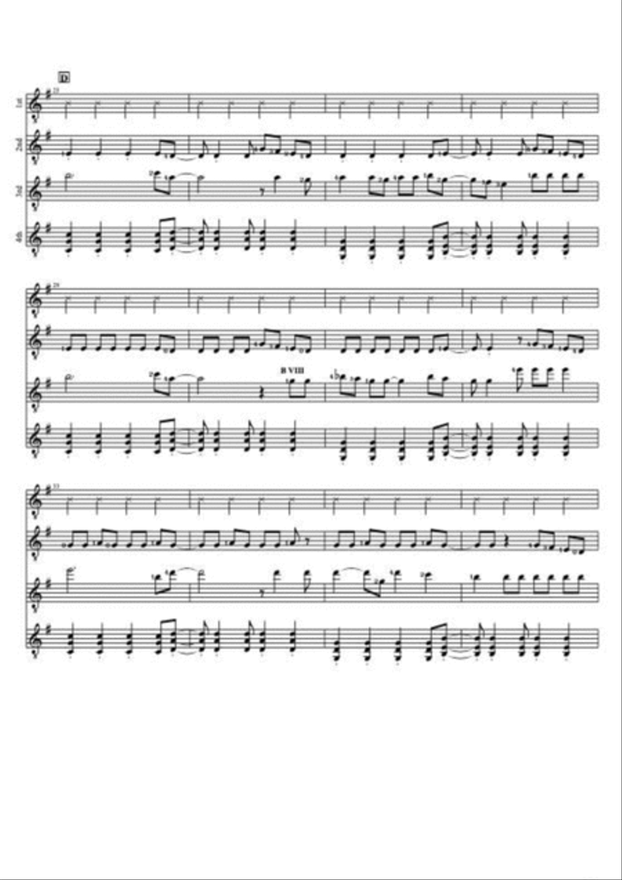 Viva La Vida Guitar scores gallery preview page 3