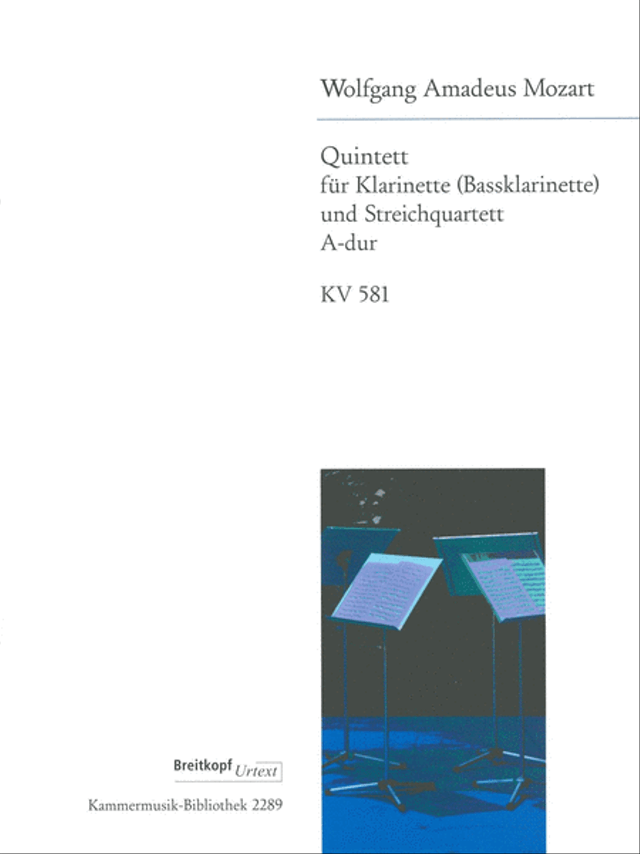 Quintet in A major K. 581 Set of Parts scores gallery preview page 1