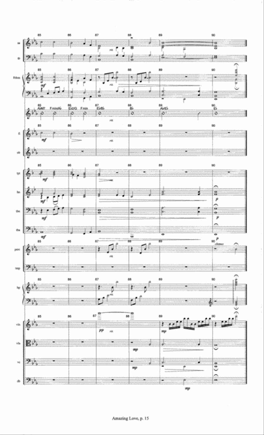 Amazing Love Choir scores gallery preview page 16