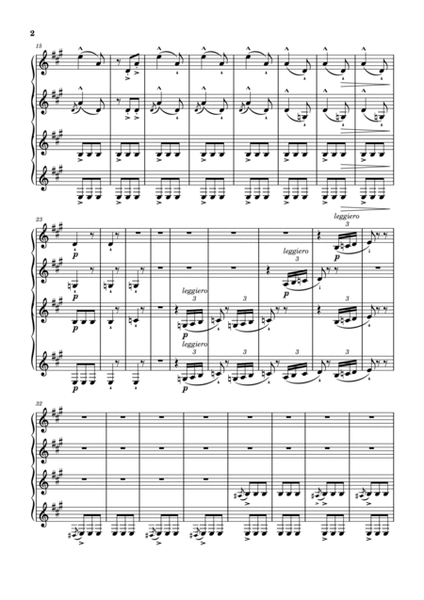 Franz Liszt: Mephisto Walz for 3 Clarinets and Bass Clarinet