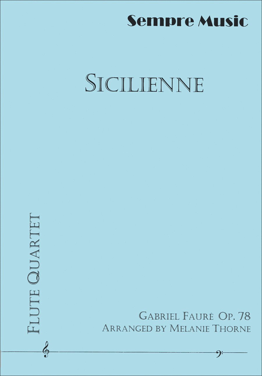 Sicilienne for flute quartet