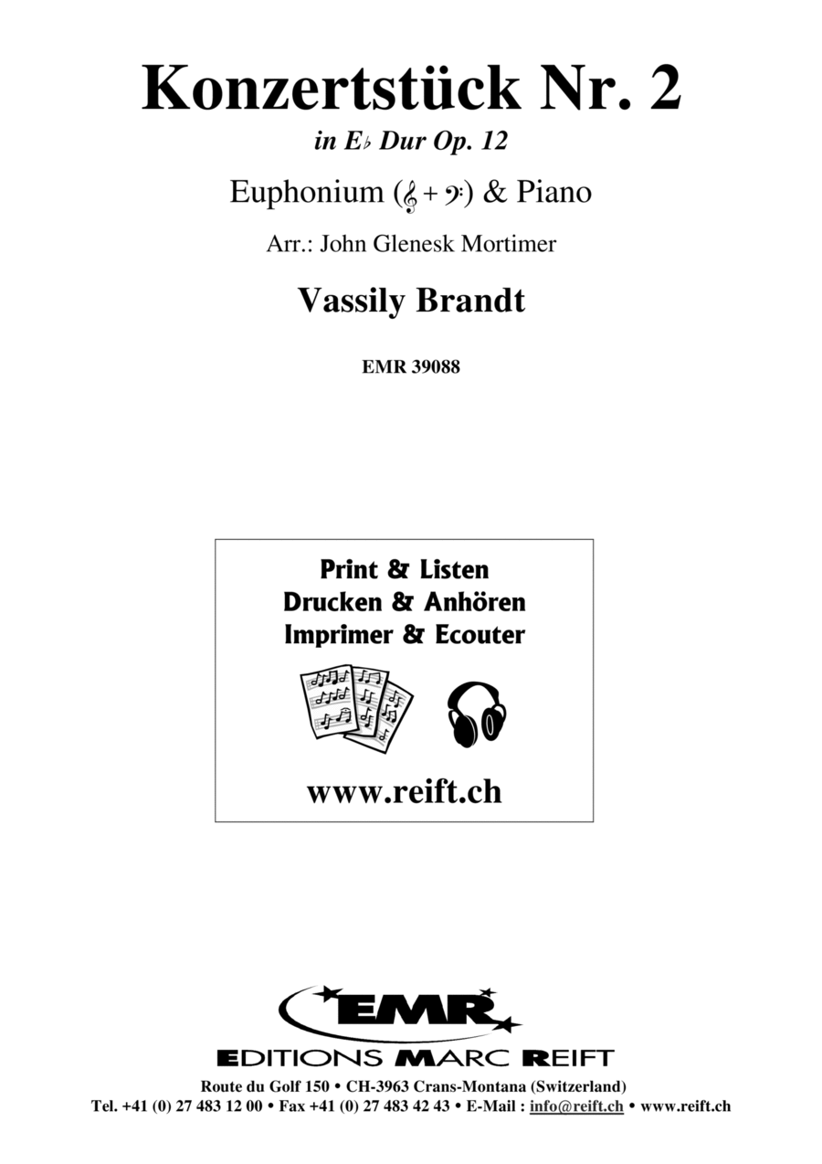 Konzertstuck No. 2 Konzertstuck No. 2 Euphonium scores gallery preview page 1