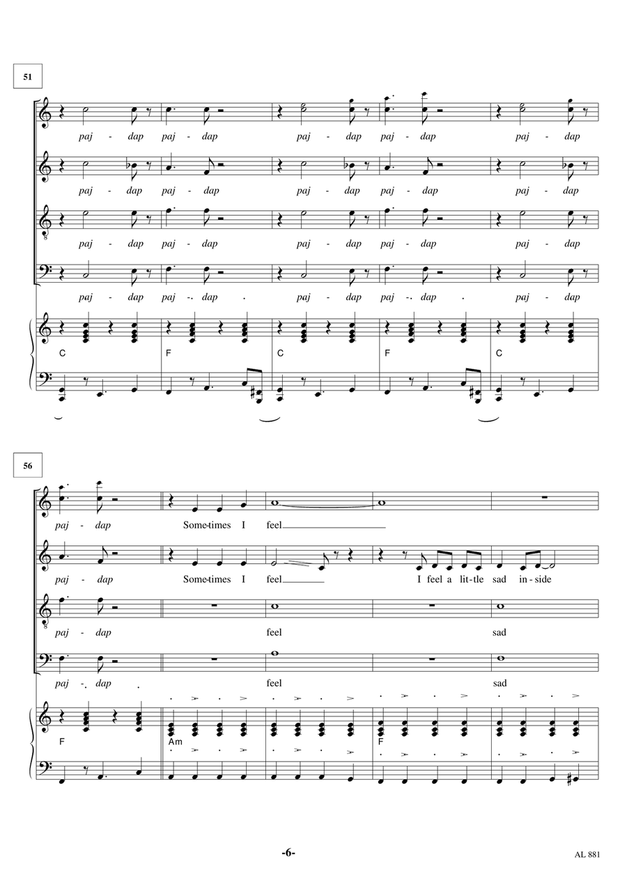 Everybody Needs Somebody To Love 4-Part scores gallery preview page 6