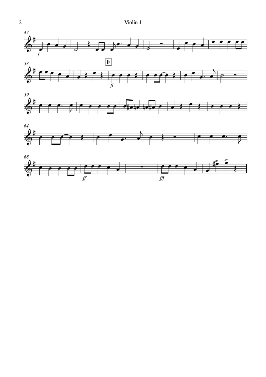 Jingle Bells (jazzy style!) for Violin Trio Jingle Bells (jazzy style!) for Violin Trio Violin Solo scores gallery preview page 6