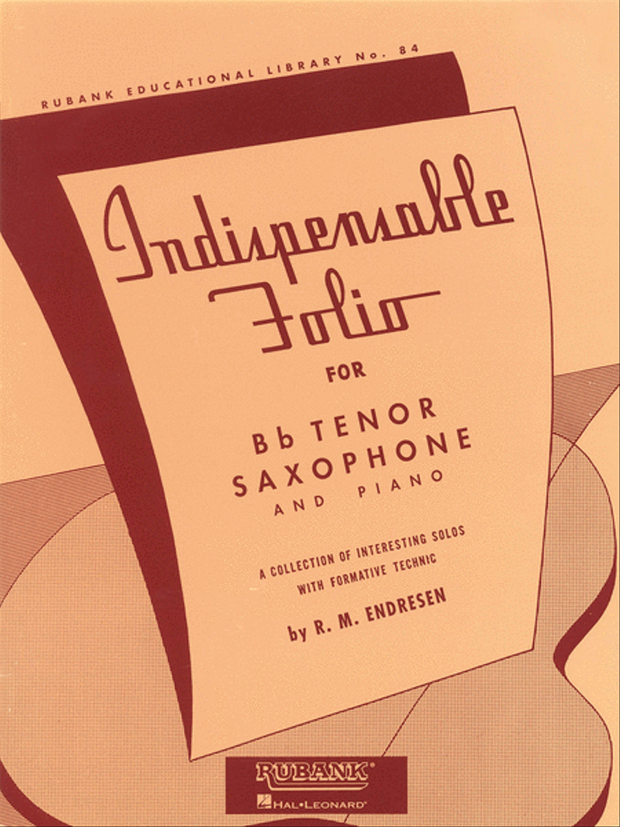 Indispensable Folio - Bb Tenor Saxophone and Piano Tenor Saxophone scores gallery preview page 1