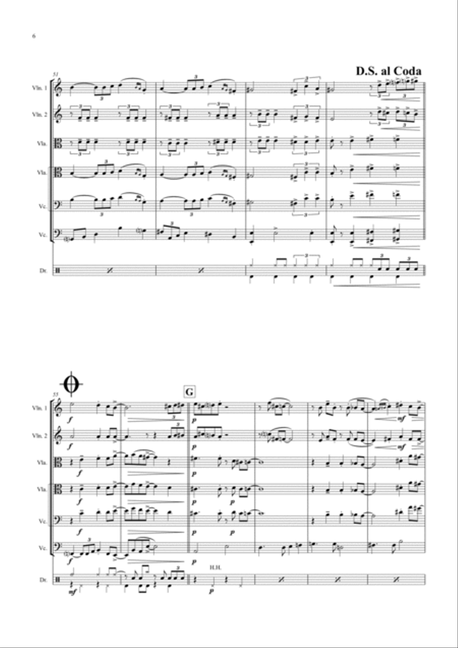 Michelle String Quartet scores gallery preview page 6