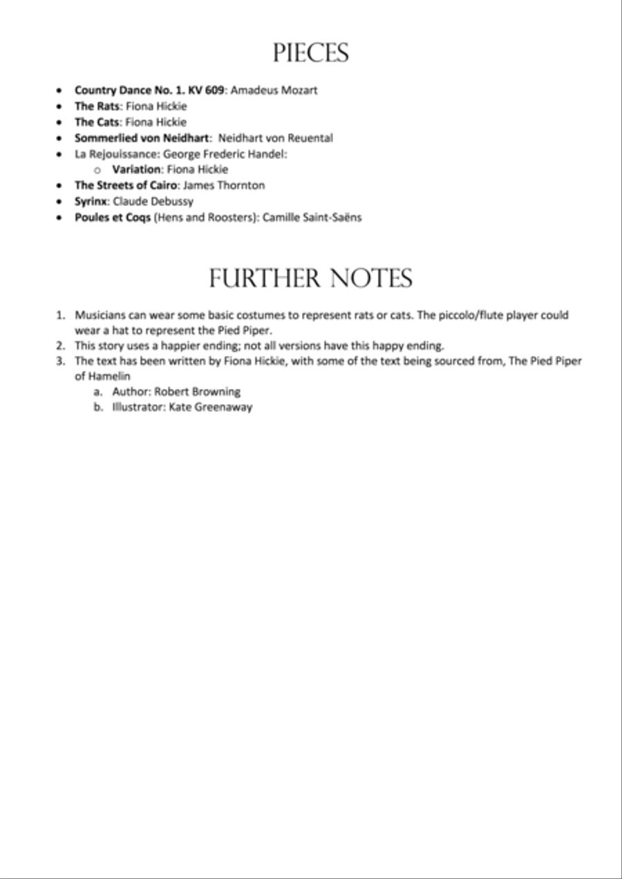 The Pied Piper of Hamelin Woodwind Quintet scores gallery preview page 2