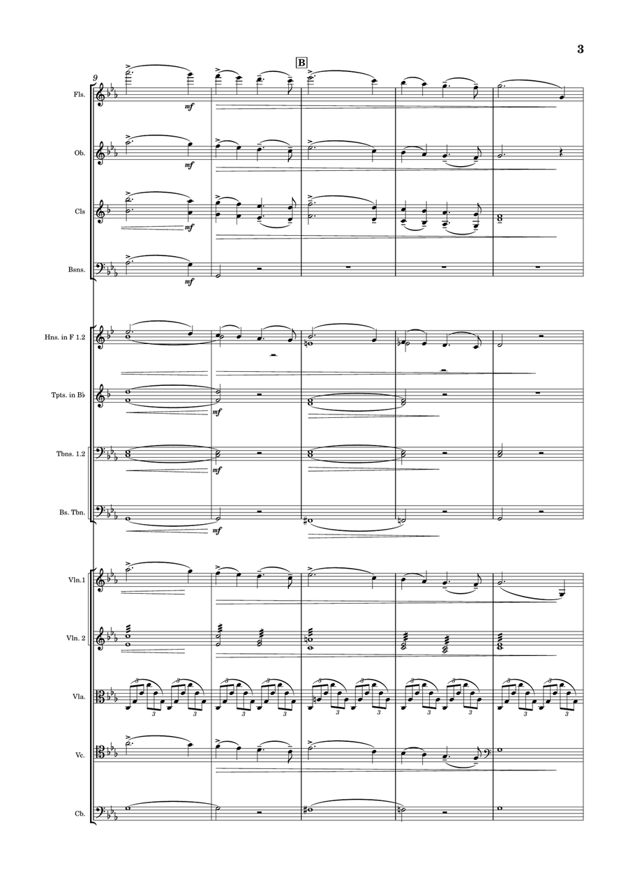 Warsaw Concerto Full Orchestra scores gallery preview page 3