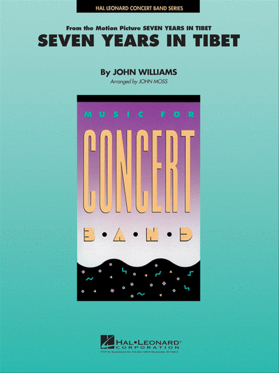 Seven Years in Tibet Concert Band scores gallery preview page 1