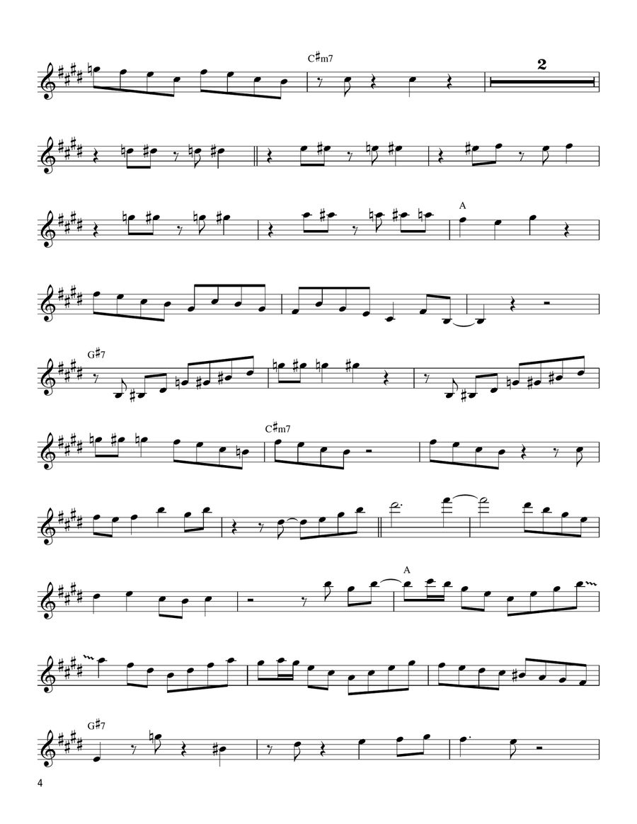 Wayne's Thang Wayne's Thang Alto Saxophone scores gallery preview page 4