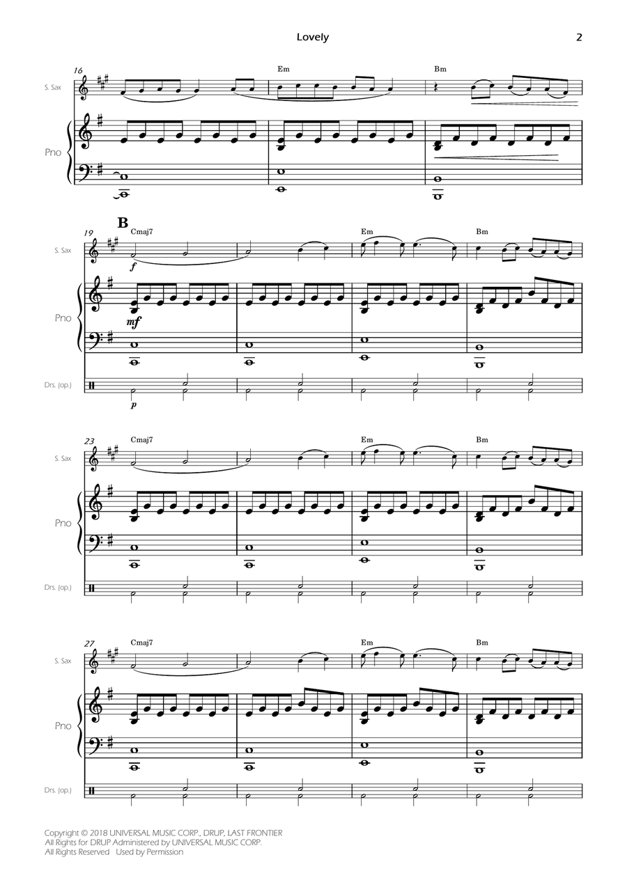 Lovely Soprano Saxophone scores gallery preview page 4