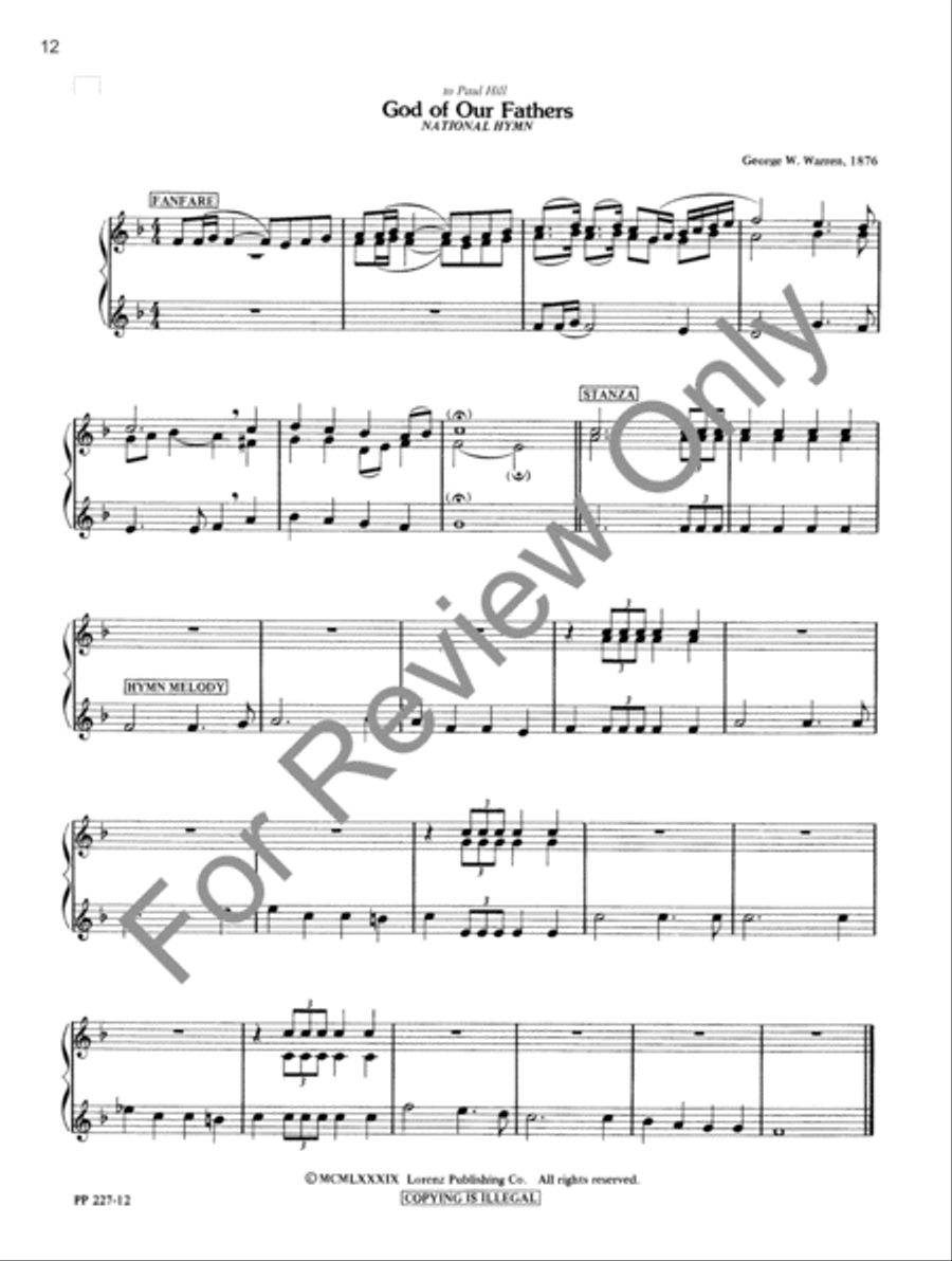Trumpet Hymns and Fanfares Trumpet Duet scores gallery preview page 4