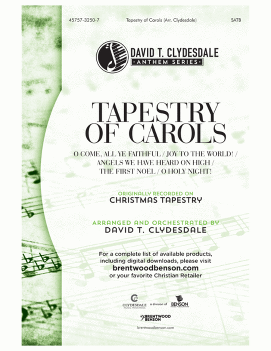 Tapestry of Carols (Accompaniment CD) image number null