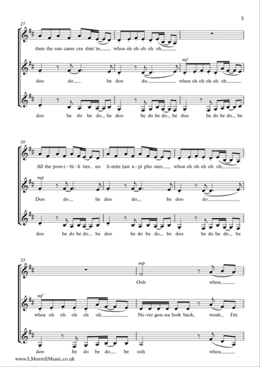 Best Day Of My Life SSA scores gallery preview page 5