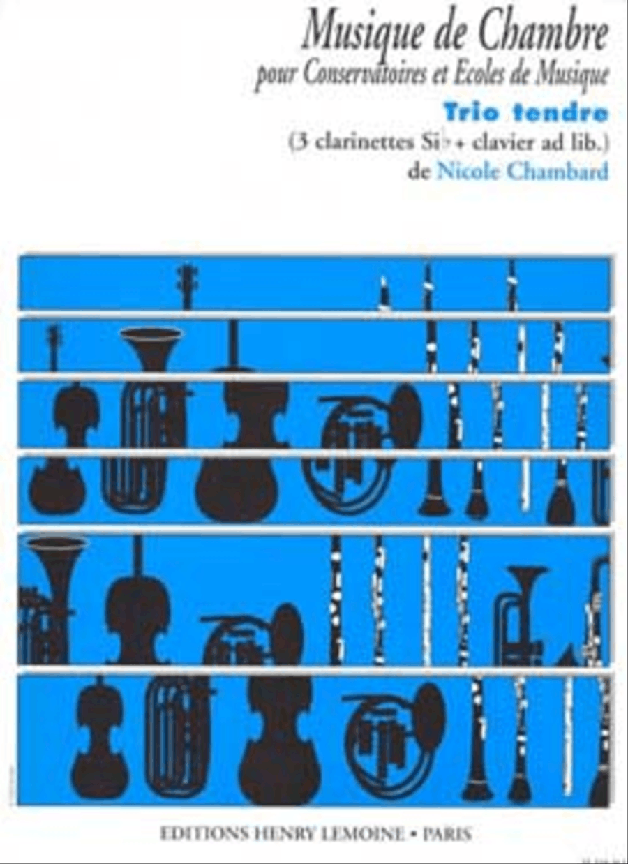 Trio Tendre Clarinet scores gallery preview page 1
