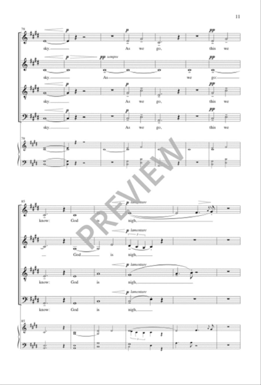 Elegy Elegy 4-Part scores gallery preview page 11