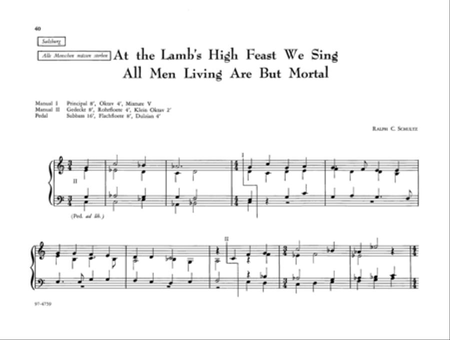 The Parish Organist, Part 12 (Familiar Hymn Tunes) Organ scores gallery preview page 18