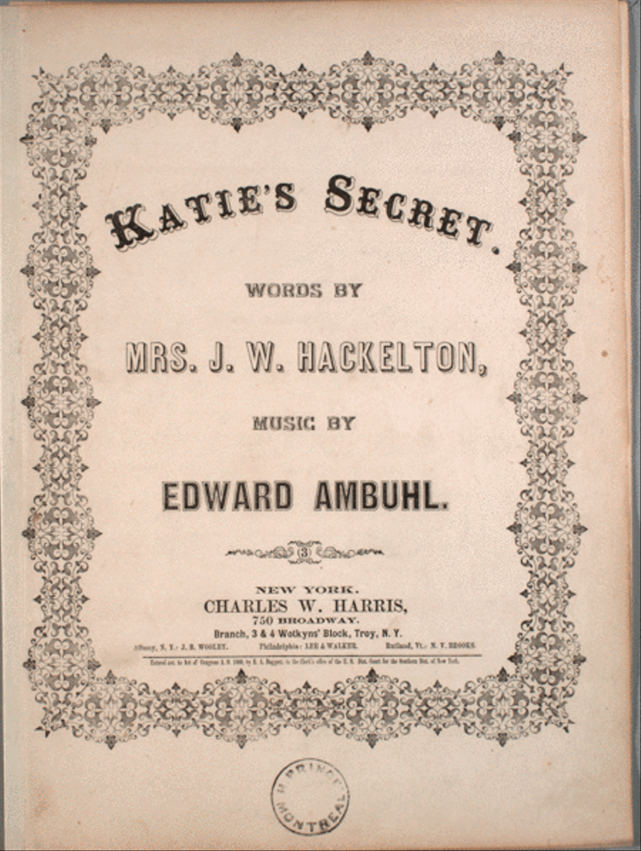 Katie's Secret Voice scores gallery preview page 1