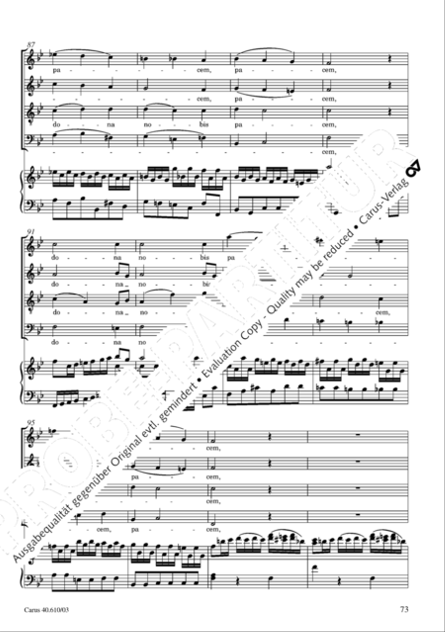Theresienmesse in B 4-Part scores gallery preview page 74
