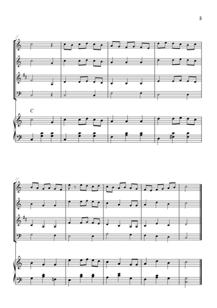 We Wish You a Merry Christmas for Woodwind Quartet & Piano • easy Christmas sheet music w/ chords image number null