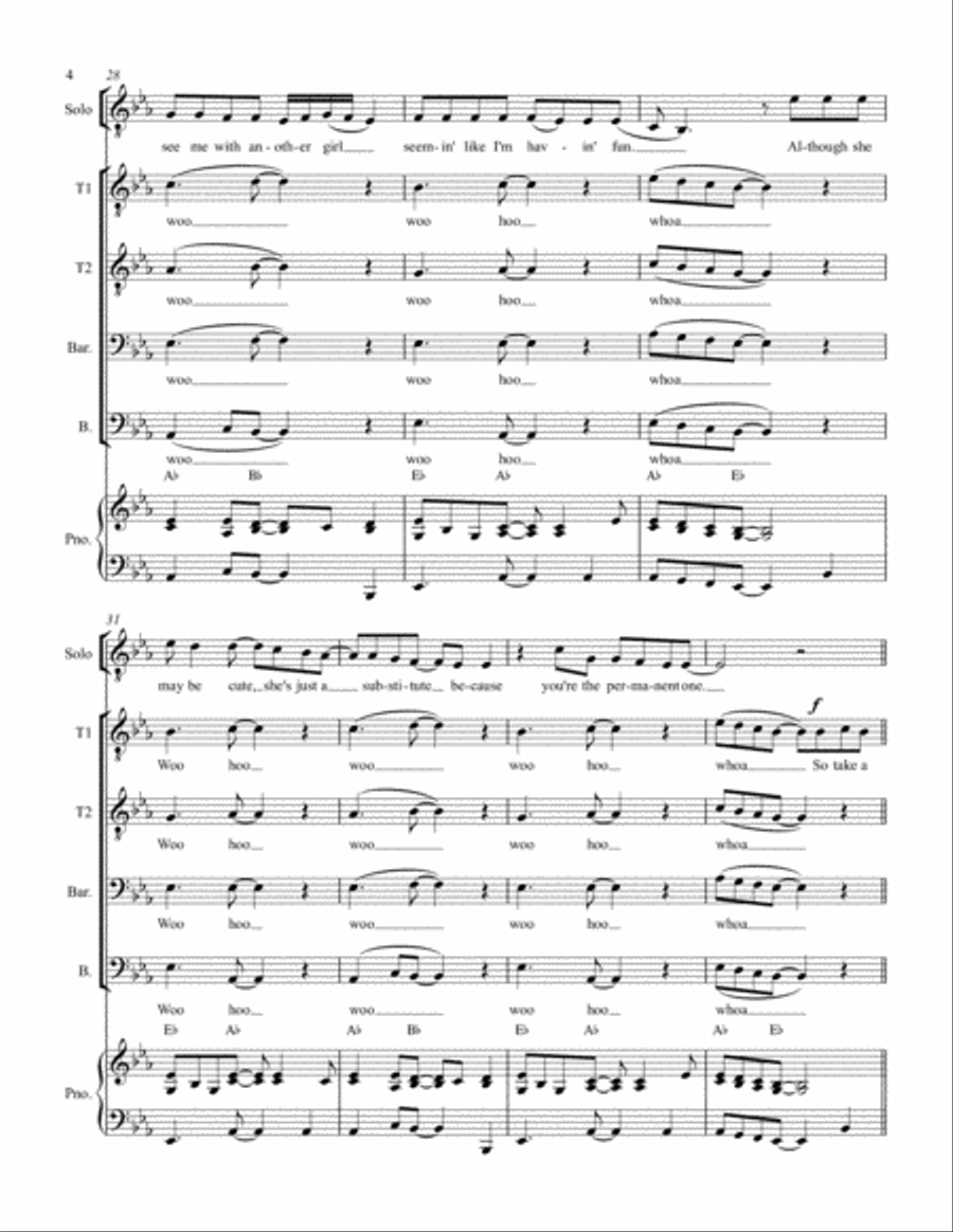 The Tracks Of My Tears The Tracks Of My Tears TTBB scores gallery preview page 4
