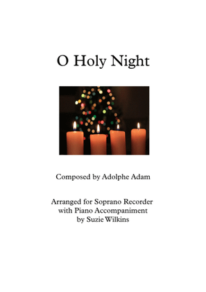 O Holy Night for Recorder and Piano