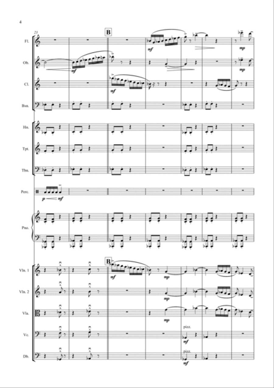 Hustle Bustle Chamber Orchestra scores gallery preview page 4