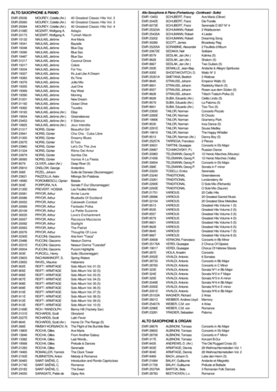 Hoch und Deutschmeister Hoch und Deutschmeister Alto Saxophone scores gallery preview page 6