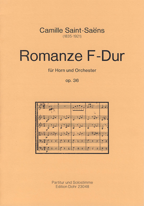 Book cover for Romanze für Horn und Orchester F-Dur op. 36