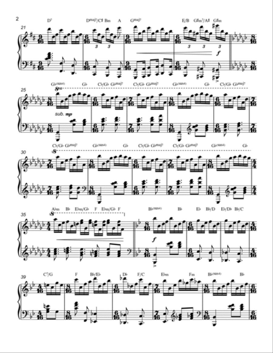Firth Of Fifth Firth Of Fifth Piano Solo scores gallery preview page 2
