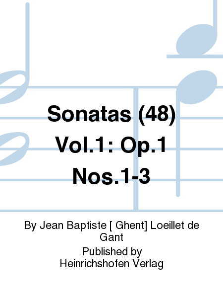 Sonatas (48) Vol. 1: Op. 1 Nos. 1-3