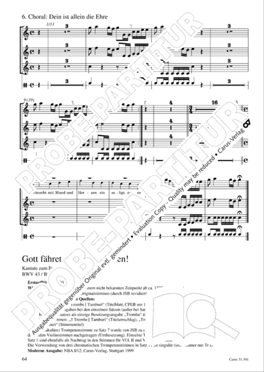 Bach for Brass 1: Cantatas I Voice scores gallery preview page 73