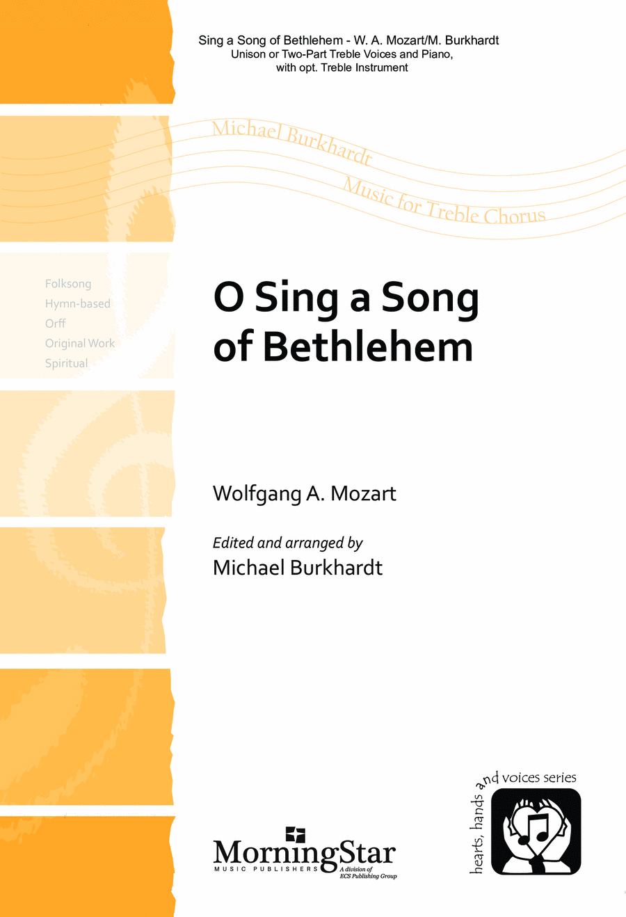 O Sing a Song of Bethlehem Unison Choir scores gallery preview page 1