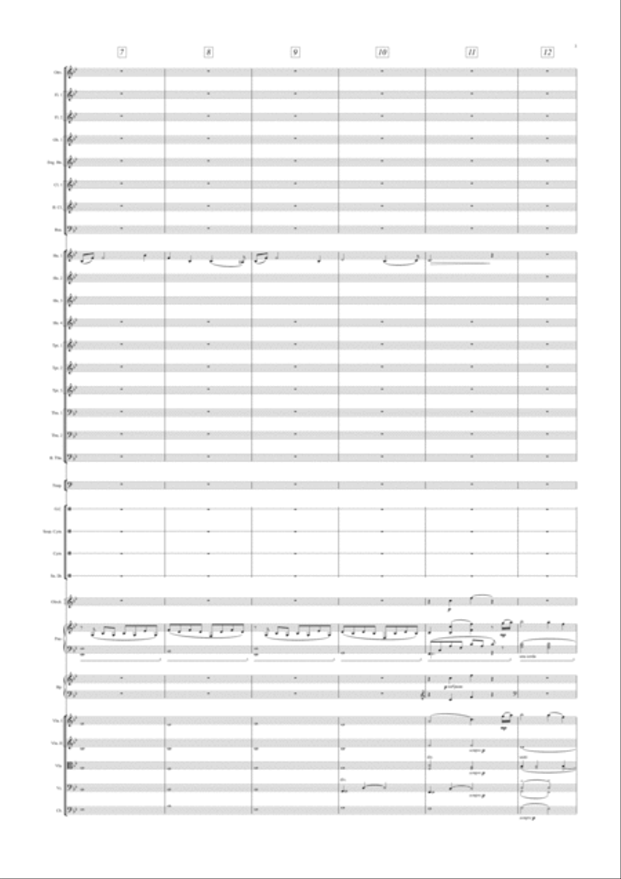 My Whole Life Full Orchestra scores gallery preview page 4