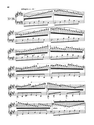 Czerny: School of Velocity, Op. 299 No. 26