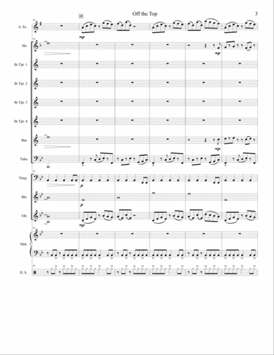 Off the Top Large Ensemble scores gallery preview page 3