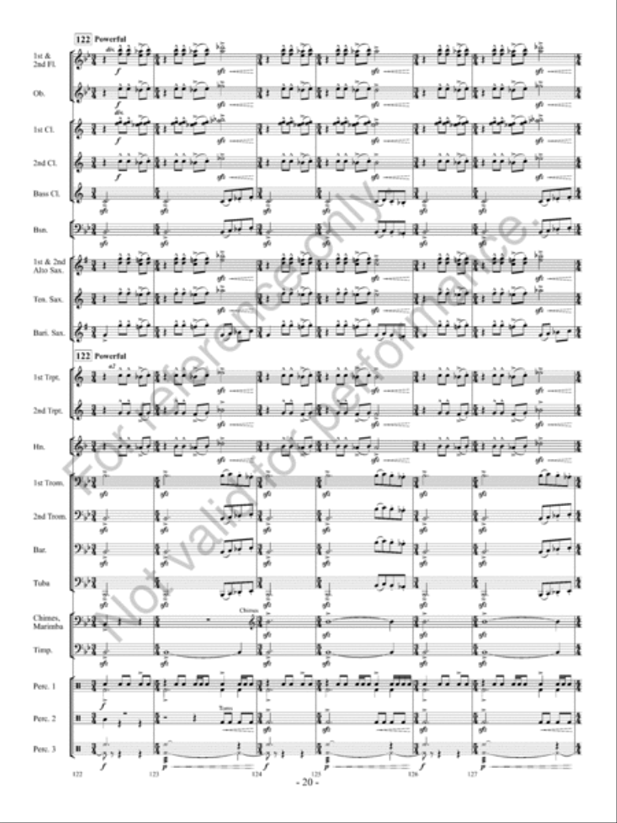 Crush Concert Band scores gallery preview page 21