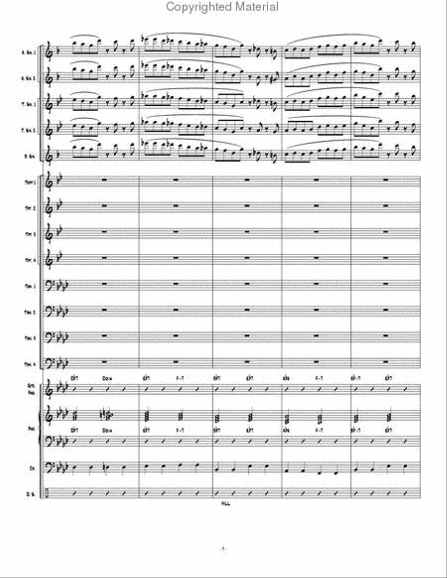 Don't Get Caught Don't Get Caught Jazz Ensemble scores gallery preview page 8