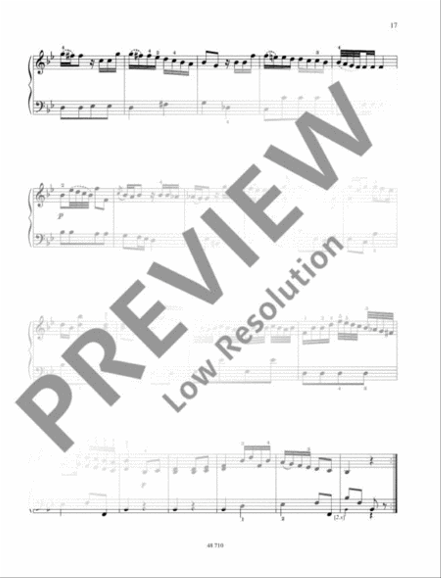 The Young Mozart Piano Solo scores gallery preview page 18