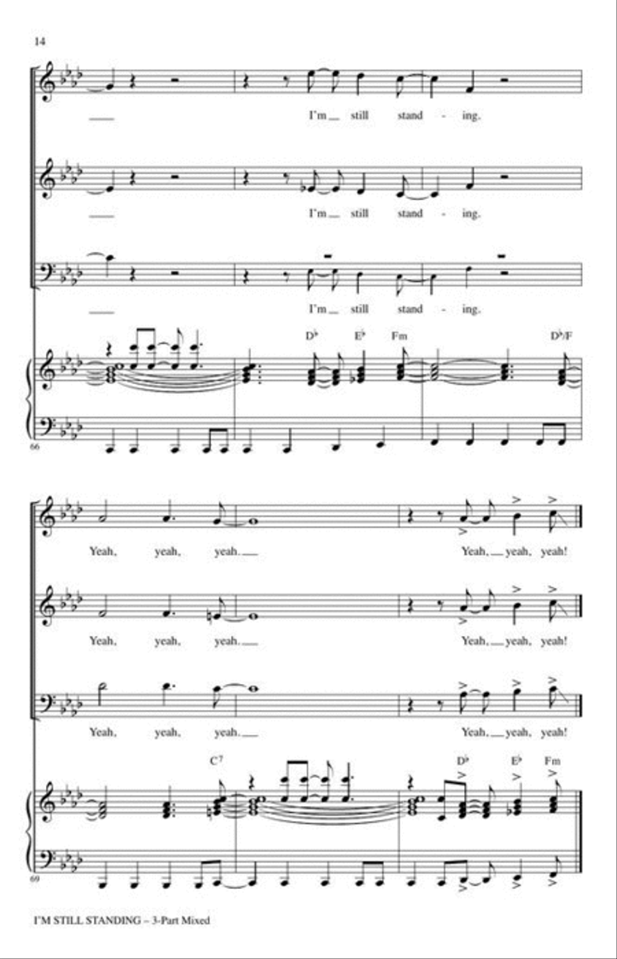 I'm Still Standing 3-Part scores gallery preview page 6