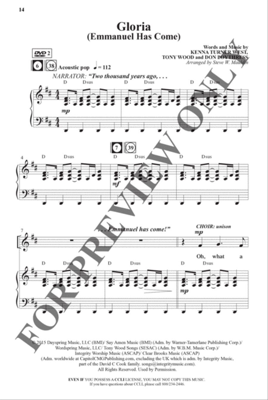 Here We Come a'Caroling - Choral Book Unison Choir scores gallery preview page 15